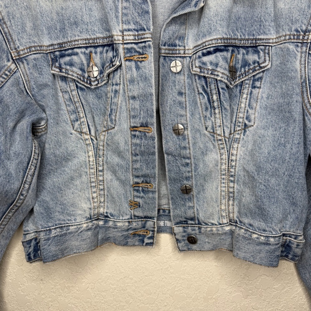 KSUBI Justify Denim Trucker Jacket in Karma Flash - Picture 6 of 14